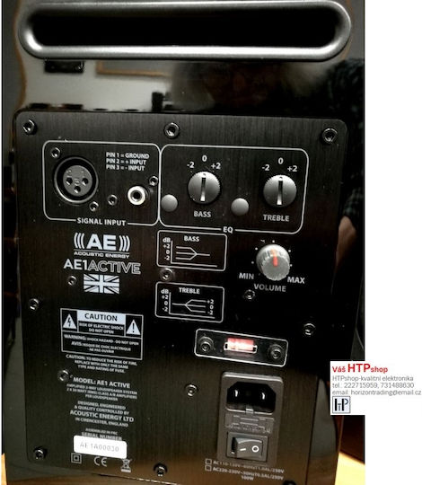 Acoustic Energy AE1 Active Αυτοενισχυόμενα Ηχεία 100W (Ζεύγος) Μαύρα