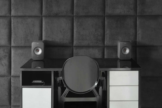 Kef LSX Αυτοενισχυόμενα Ηχεία 2 Δρόμων με Wi-Fi & Bluetooth 70W (Ζεύγος) Μαύρο