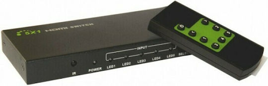 Techly IDATA HDMI-4K51 HDMI Switch IDATA HDMI-4K51