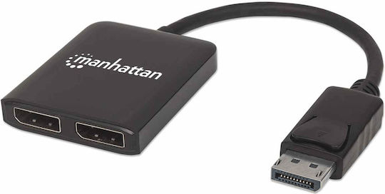 Manhattan Displayport Male Dual 207768