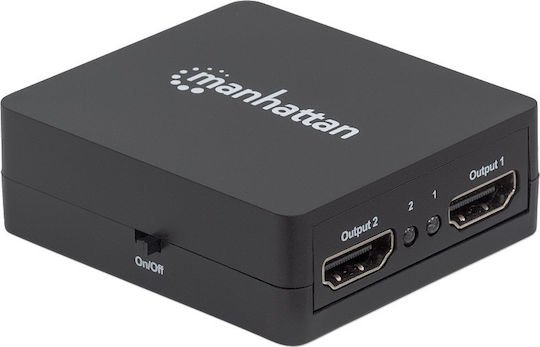 Manhattan 207652 FHD 1 είσοδος/2 έξοδοι HDMI Splitter
