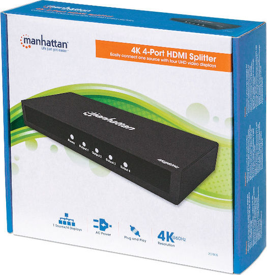 Manhattan 207805 HDMI Splitter