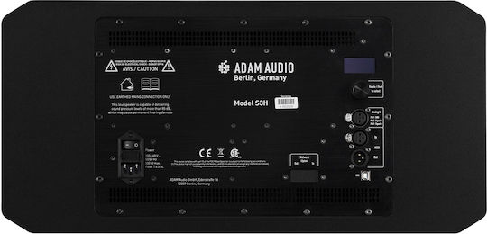 Adam S3H Ηχείo Studio Monitor 7" 1350W (Τεμάχιο) Μαύρο