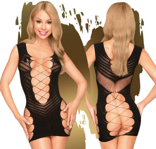 Penthouse Penthouse Flame On Rock Dress Black