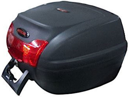 Motocase MC60 Μπαγκαζιέρα Μοτοσυκλέτας 40lt Μαύρη