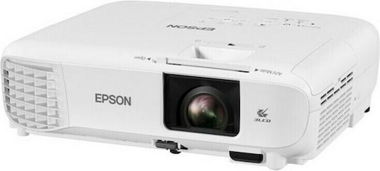 Epson EB-W49 V11H983040 Проектор LCD HD LED лампа с вградени високоговорители Бял