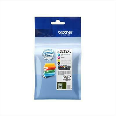 Brother LC3219XL Γνήσιο Πακέτο 4 Μελανιών Εκτυπωτή InkJet Κίτρινο / Κυανό / Ματζέντα / Μαύρο (LC-3219XLVALDR)