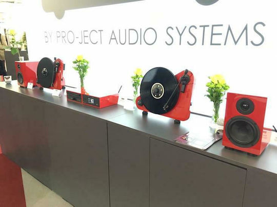 Pro-Ject Audio VT-E Right-handed BT with Ortofon OM 5E Грамофон Червен