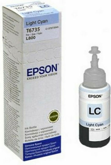 Epson 673 Original InkJet Printer Ink Light Blue (C13T67354A)