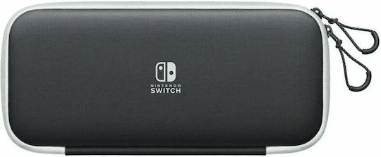Nintendo Carrying Case & Screen Protector Fabric Switch / Switch OLED Carrying Case Black & White