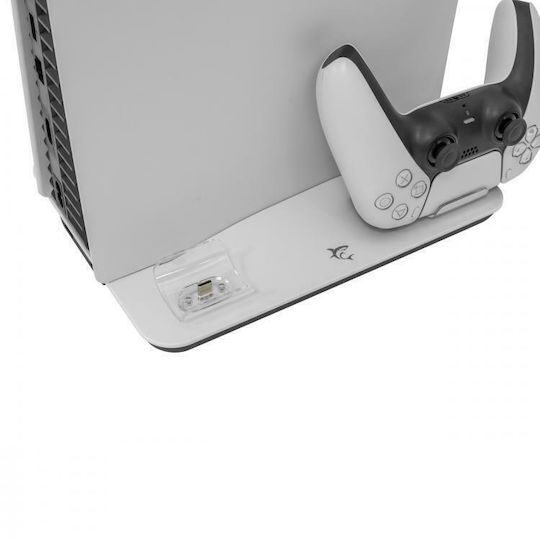 White Shark Cooling Pad + 2 Charging Dock Βάση για 1 χειριστήριο PS5 Λευκή PS5-05102