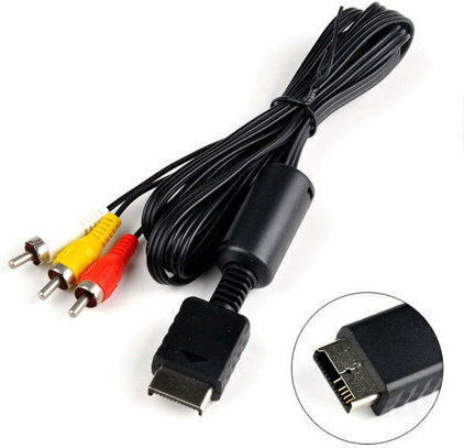 Sony RCA Cable Кабел за PS3 в Черен цвят