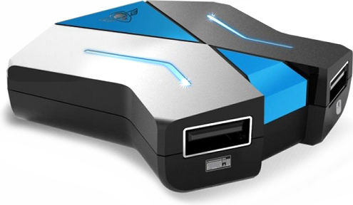 Spirit of Gamer Адаптер За Игри Cross SOG-CONV1 USB Hub За PS3 / PS4 / XBOX Един / Превключвател Черен