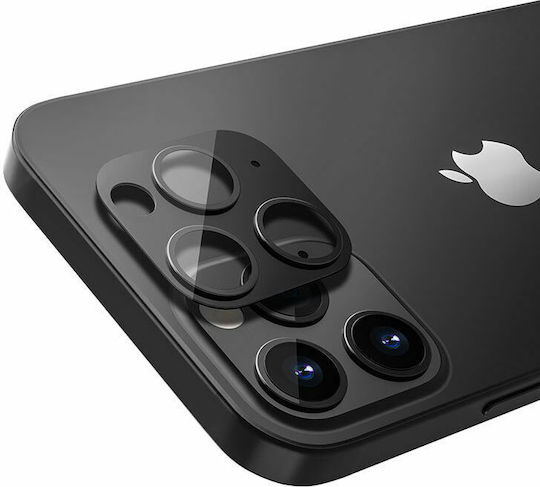 Hoco A18 3D Frame Film Camera Protection Metal Frame Black for the iPhone 12 Pro Max
