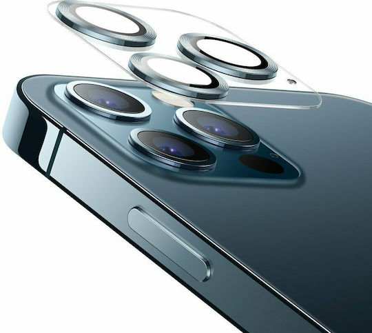 Joyroom Protector Shining Series Προστασία Κάμερας Tempered Glass Μπλε για το iPhone 12 mini