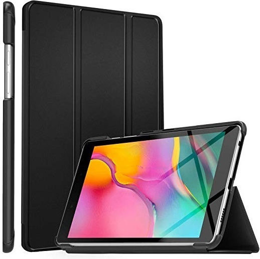Tri-Fold Flip Cover Μαύρη (Galaxy Tab A7 Lite)