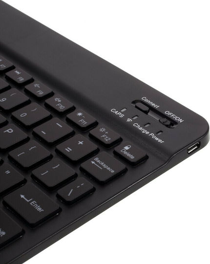 Flip Cover cu Tastatură în Engleză SUA Neagră Galaxy Tab A7 2020/2022