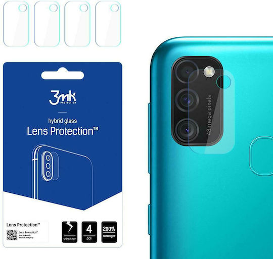 3MK Camera Lens Protector Camera Protection Tempered Glass Transparent for the Galaxy M21