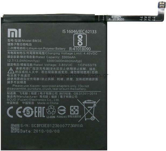 Xiaomi BM3E Μπαταρία Αντικατάστασης 3400mAh για Xiaomi Mi 8