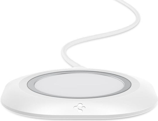 Spigen MagFit Pad Βάση Φόρτισης MagSafe σε Λευκό χρώμα