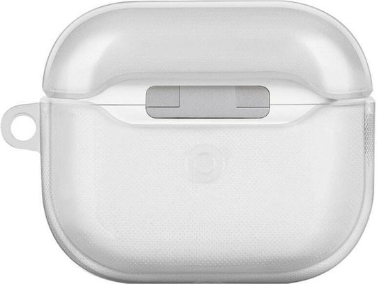 Uniq Glase Husă Din Silicon Cu Cârlig În Culoare Transparentă Pentru Apple AirPods 3