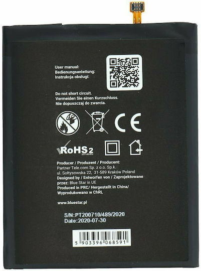 Blue Star Συμβατή Μπαταρία Αντικατάστασης 4000mAh για Galaxy A30