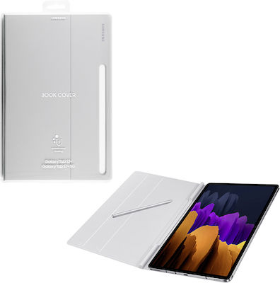 Samsung Flip Cover Δερματίνης Dark Gray (Galaxy Tab S7+)