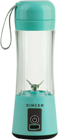 Singer Mixer mit Kunststoffkanne 380 ml Hellblau PB138LB