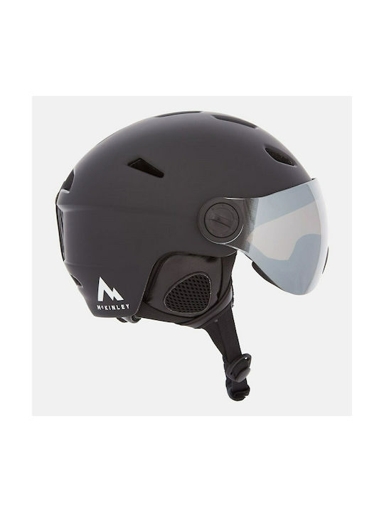 Mc Kinley Ski Pulse S3 Visor Ski & Snowboard Helm in Schwarz Farbe