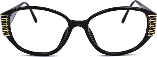 Paloma Picasso Damen Acetat Brillengestell Schwarz 3708 80