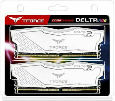 TeamGroup T-Force Delta RGB 16GB DDR4 RAM cu 2 module (2x8GB) și