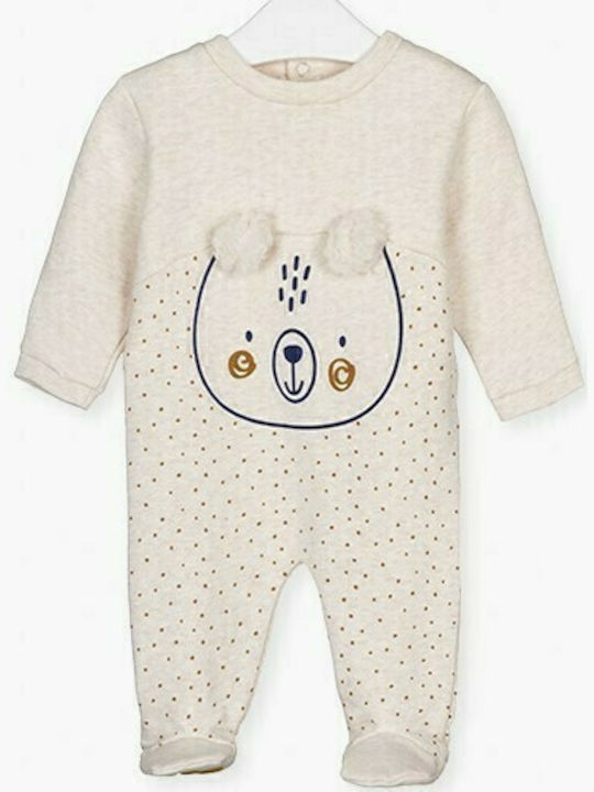 Losan Baby Bodysuit Long-Sleeved Beige