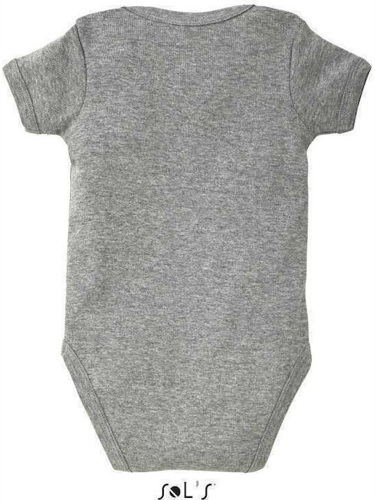 Sol's Set Baby Unterwäsche Strampler Kurzärmelig Gray