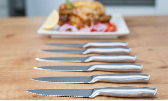 Cecotec Cuțite Friptură din Oțel Inoxidabil 12cm 6buc