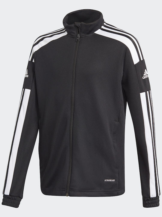 Sportlich Kinderstrickjacke Schwarz Squadra 21