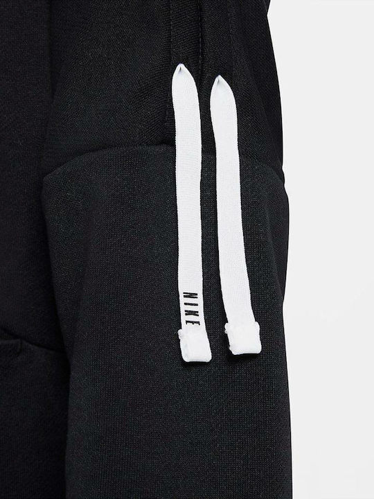 Αθλητική Παιδική Ζακέτα Φούτερ Dri-Fit με Κουκούλα Μαύρη STUDIO
