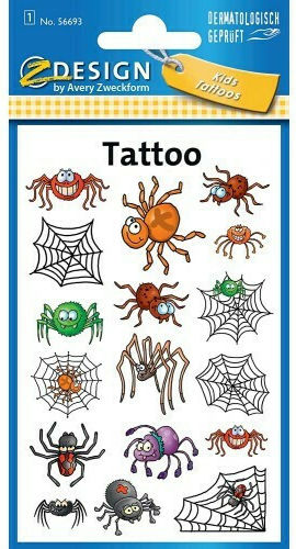 Avery Spider Детски татуировки