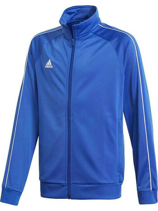 adidas Παιδική Ζακέτα Φούτερ Core 18 Μπλε
