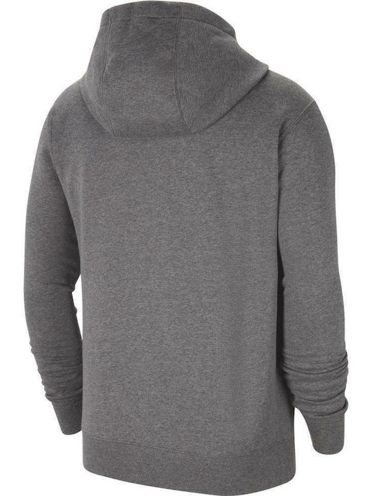 Athletic Kids Sweatshirt Cardigan Cotton with Hood Gray Park 20