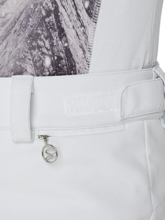 Mc Kinley Dalia 294425-001 Γυναικείο Παντελόνι Σκι & Snowboard Soft Shell Λευκό