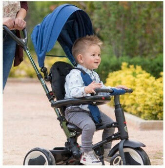 Q Play Rito Plus Foldable & Convertible 3 in 1 for 10 Months Blue