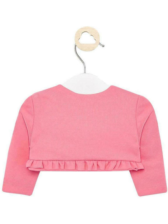 Kids Bolero Knitted Pink