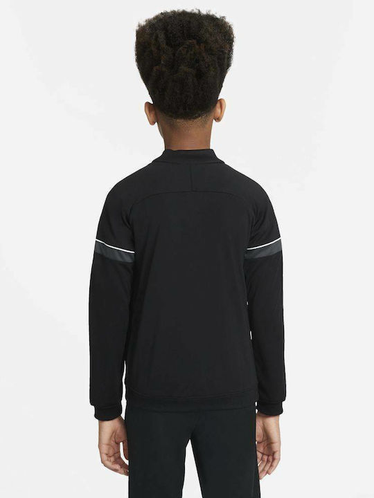 Athletic Kids Cardigan Dri-Fit Knitted Black Academy 21