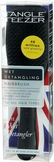 Tangle Teezer The Wet Detangler Βούρτσα Μαλλιών Midnight Black