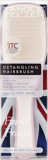 Tangle Teezer The Wet Detangler Fine & Fragile Βούρτσα Μαλλιών Pink Dust