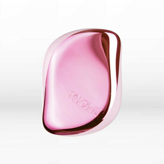 Tangle Teezer Compact Styler Hair Brush Baby Doll Pink Chrome