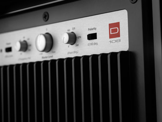 JL Audio Dominion d108 Autoîntăritor Subwoofer cu Difuzor 8" 500W Negru lucios
