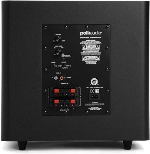 Polk Audio PSW110 Αυτοενισχυόμενο Subwoofer με Ηχείο 10" 100W Μαύρο