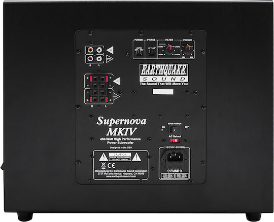 Earthquake Supernova MKIV-12 Αυτοενισχυόμενο Subwoofer με Ηχείο 12" 450W Μαύρο
