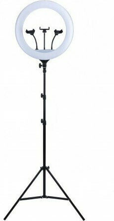 Factory YQ-460B Ring Light 43cm 3200 - 5600K with Tripod Floor and Mobile Holder